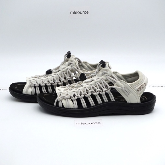 SLD NEW Size 8 Women's KEEN UNEEK II OT Open Toe Sandals 1028576 Silver Lining - Picture 1 of 5